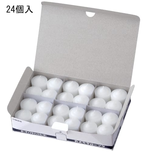 Kameyama Votive (Medium) No Cup, 24 Candles, Approx. 6 Hours
