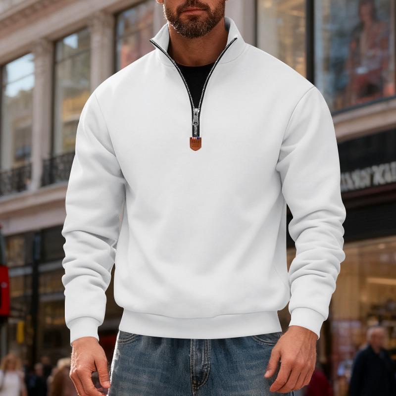 

2025 Новая осенне-зимняя спортивная толстовка свободного кроя со стойкой S