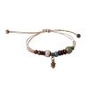 Fashionable Bracelet Ethnic Ceramic Beaded Bangles Handcrafted Woven Strings Exquisite and Eye Catching Wrist Decoration