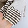 Unisex Striped Thermal Fleece Long-Sleeve T-Shirt for Kids