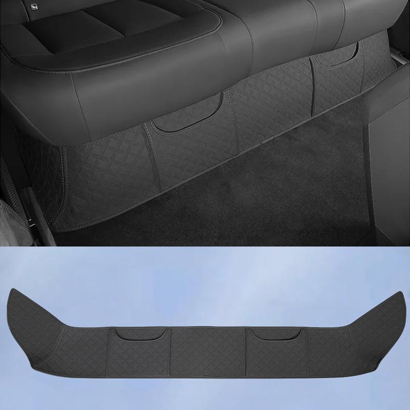 For Chery iCAR V27 2026+ Leather Rear Seat Anti Kick Pad Seat Lower Protective Mat Dirt Proof Sticker Interior Upgrade Parts