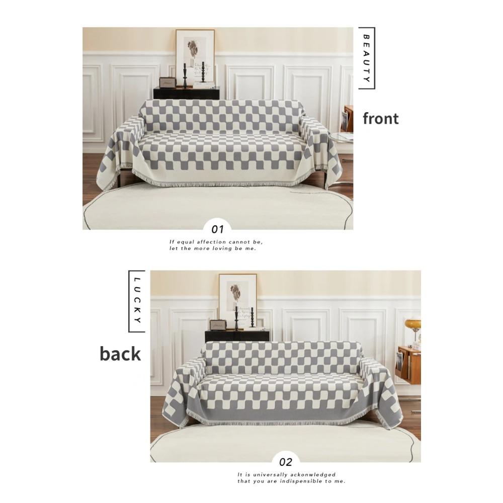Modern Simple Chenille Sofa Cover Anti-cat Scratch Universal Four Seasons Sofa Towel Ins Style Blanket