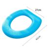 Wasserdichter, weicher Toilettensitzbezug, Badezimmer, waschbar, Toilettenhocker-Matte, O-Form