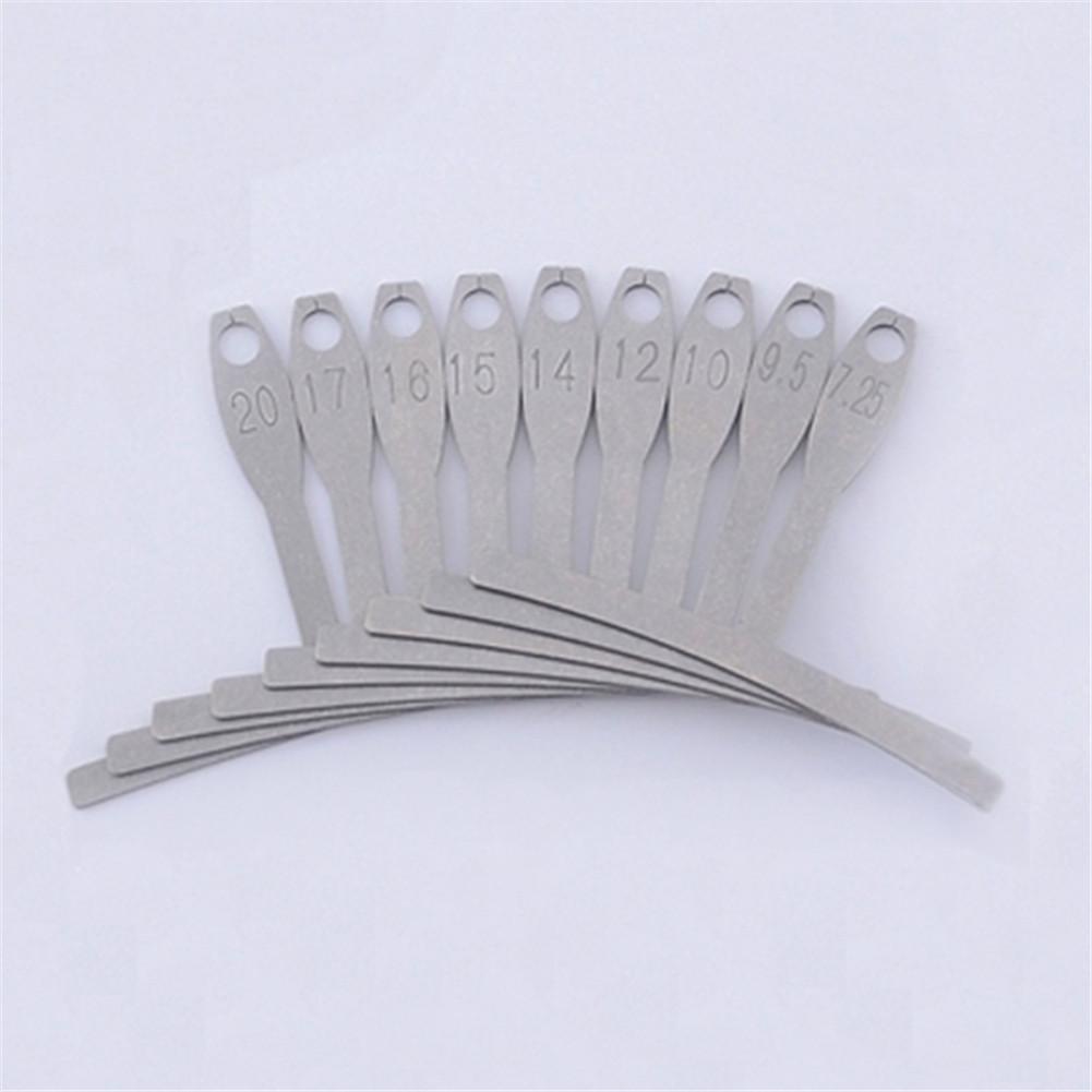 9 Pcs/set T-Shaped Guitar Caliper Ruler String Radius Curve Gauge Ruler Guitar Tool