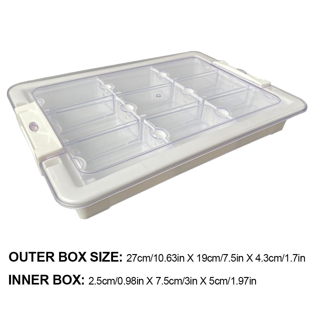 15/26/39 Grids Diamond Art Bead Box Diamond Painting Embroidery Storage Box 5D Beads Organizer for Diamond Painting Accessories