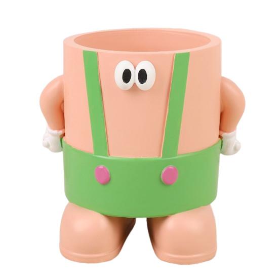 

Детский держатель для ручек с мультяшным дизайном, уникальный настольный органайзер, кисти для макияжа, цветы, держатель для зубных щеток, настольный телесный