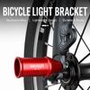 Aluminum Alloy Bicycle Light Tube Bracket M5 Bolt Bike Light Mount  Bike Front/Rear Wheel