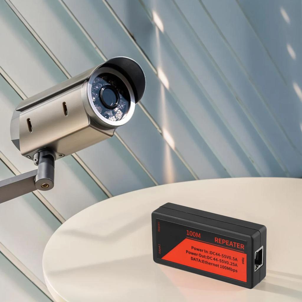 For Network Cameras Network Device Connectivity 2 Port Network Extender Security Camera Setup Seamless Network Connection Camera