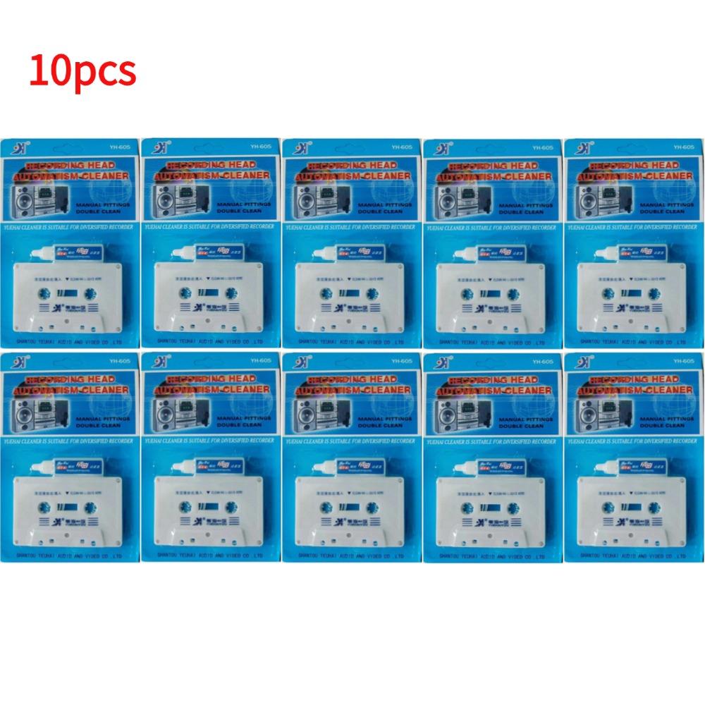 Cassette Tape Head Cleaner Demagnetizer Kits Audio Deck Tape Player Recorder Cleaner Fluids L5F4 Head Player Cassette Cleaner