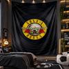 Wall Hanging Tapestry Guns N’ Roses Print Cloth for Living Room Bedroom Home Decor