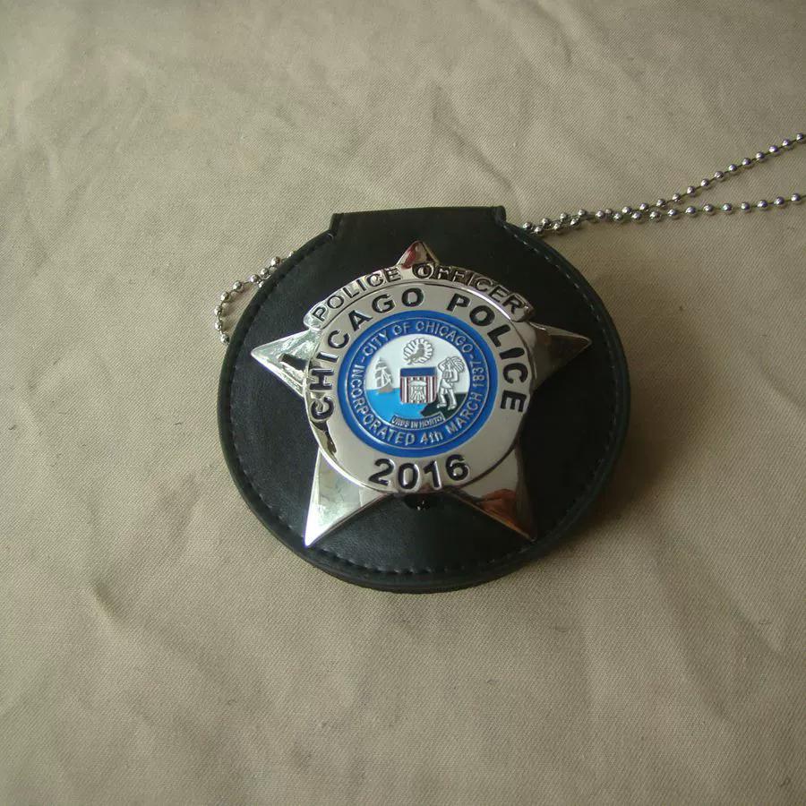 

Значок Сан-Франциско, США, Значок капитана Лас-Вегаса, Металлический значок, Значок в кожаном футляре