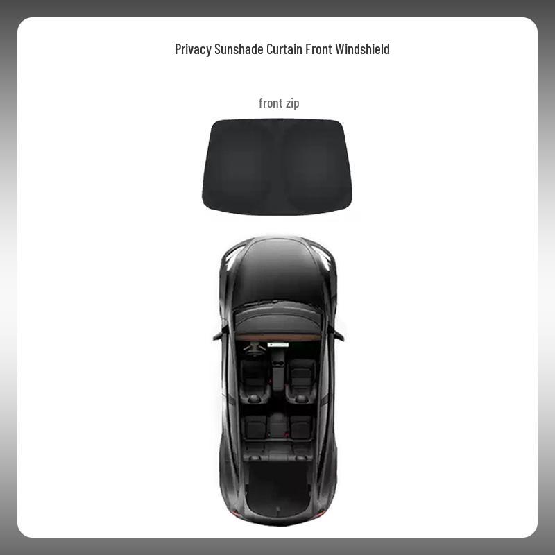 Tesla Model Y Camping Sunshade: New Opaque Privacy Window Curtain