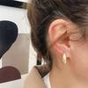 Rose Latest Fancy Stylish Copper Zircon Bali Earrings for Women and Girls