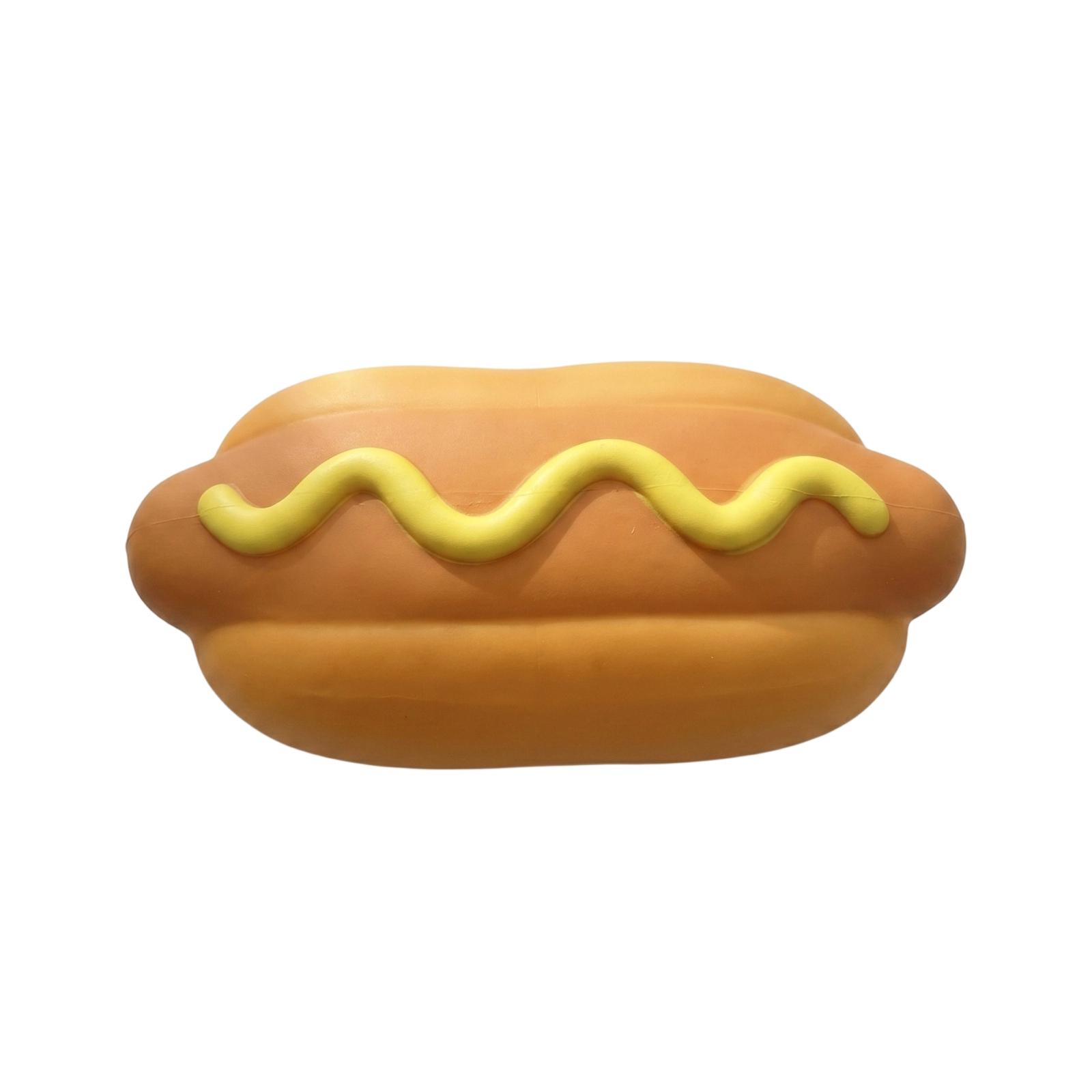 

Squishy Hot Dog Stress Relief Toy Soft Slow Rising PU Foam Squeeze Bread Shape Sensory Fidget Toy for Office Desk and Home Use one size