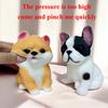 Squeeze Toys Stress Reliever Gift Nontoxic Bouncy Dog Fidget Toy Reusable Rebound Puppy for Kid Sensory Play