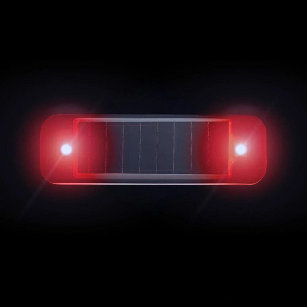 Solar Powered Flashing Warning Light Anti-theft Strobe Signal Light  Prevent Rear-end Collision