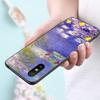 Claude Monet Silicone Phone Case For Xiaomi Redmi Note 11 10 9 8 Pro 11T 10T 10S 9S 8T 9 9A 9C 9T Black Soft Cover Coque Funda