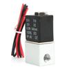 Quick Response Solenoid Valve Water   Oil 2-Position 2-Way Aluminum Alloy Body Valve  12V