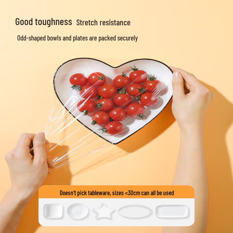 Mery 90m x 30cm Tear-off Disposable Food Cling Film