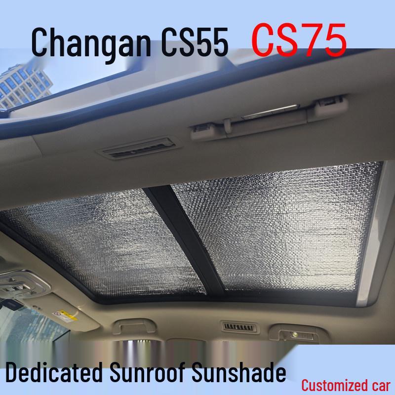 Changan CS75plus/CS55 Panoramic Sunroof Sunshade & Car Window Blackout Shield Changan CS55 Panoramic Sunroof, 2 pieces