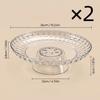 Plastic Cake Stand Cupcake Dessert Display Detachable Pedestal Tiered Serving Tray Stackable Food Plate Sweet Table Party