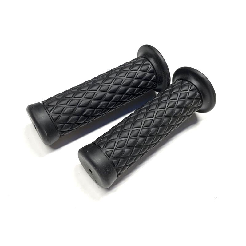 Universal Handlebar Grips for Retro Motorcycle Modifications - Compatible with Harley 883, CG125, CB400