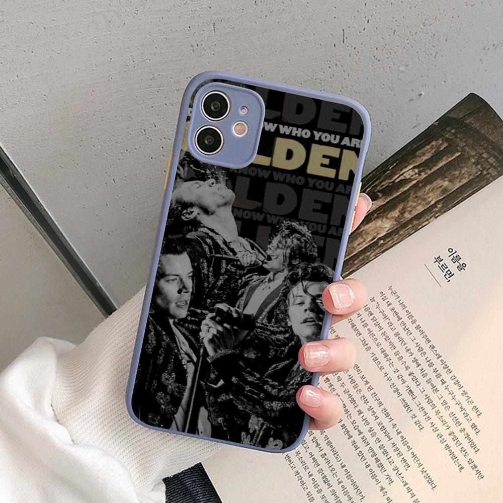 Singer H-HaRRy Fashion S-styles Handyhülle für iPhone 14 11 12 13 Mini Pro Max 8 7 Plus X XR XS MAX Durchsichtige Mattierte Hülle