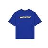 WE11DONE T-Shirts Unisex Blue Crew Neck Moderate Straight Fit WD-TT1-22-628-U-BL