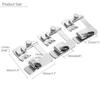3 Sizes Wide Rolled Hem Pressure Foot Sewing Machine Presser Foot Hemmer Foot Set 1/2 Inch, 3/4 Inch, 1 Inch Low Shank Sewing Machine Presser Foot