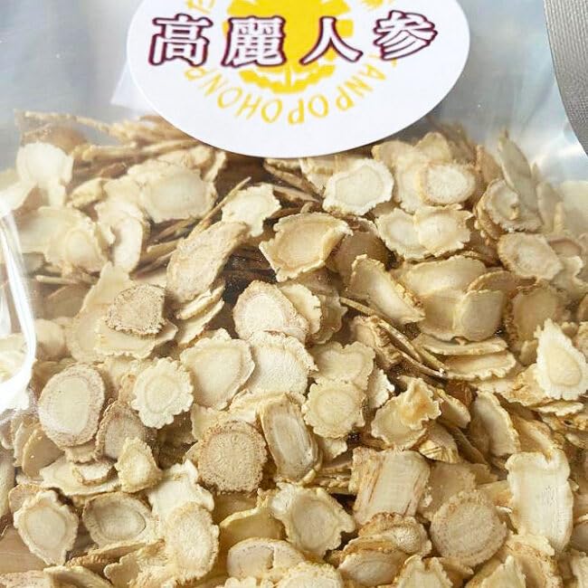Korean Ginseng No Korean Tanpopo Honpo 6-Year-Old Slices, 50g, Wild-Grown, Additives, Ginseng,