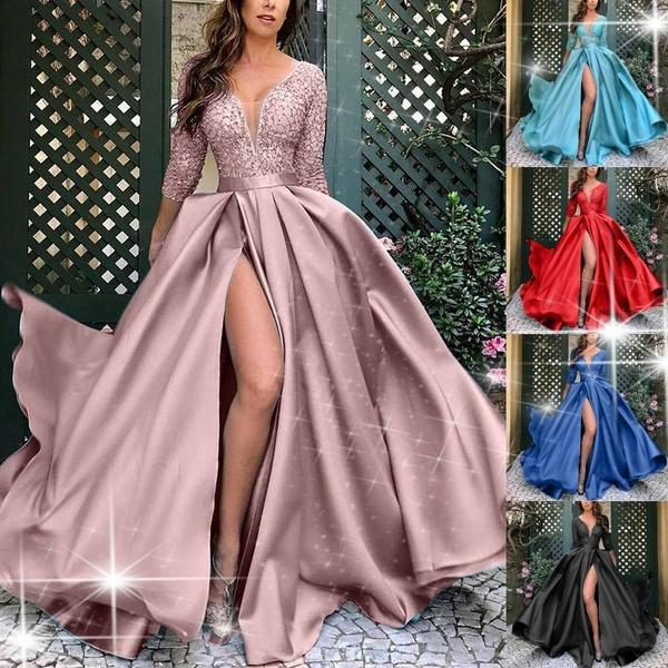 ball gown with split