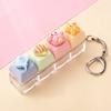 Anxiety Relief Jellyfish Push-button Keychain Sensory Toys Fidget Clicker  for Work School