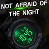 SANDA Camouflage Electronic Watch Outdoor Sports Luminous Student Military Watch Multifunction Digital Electronic Watch
