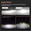 2pcs LED Bulbs Headlights H4 H7 High&Low Beam Lamps 25000LM 6000k white Light Super Brightness 60000hrs Lifespan Plug-N-Play