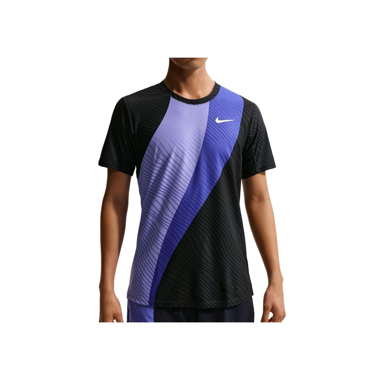 

Nike Court Slam FW25 Dri-FIT ADV Outdoor Швидковисихаюча Футболка з блоками кольору, круглим вирізом, простий, зручний, з коротким рукавом, чоловічі топи IB0202-570 XL