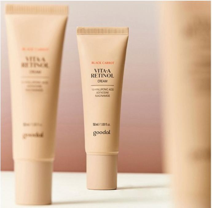 Goodal Black Carrot Vita-A Retinol Firming Cream 50ml – Elasticity & Anti-Wrinkle Care