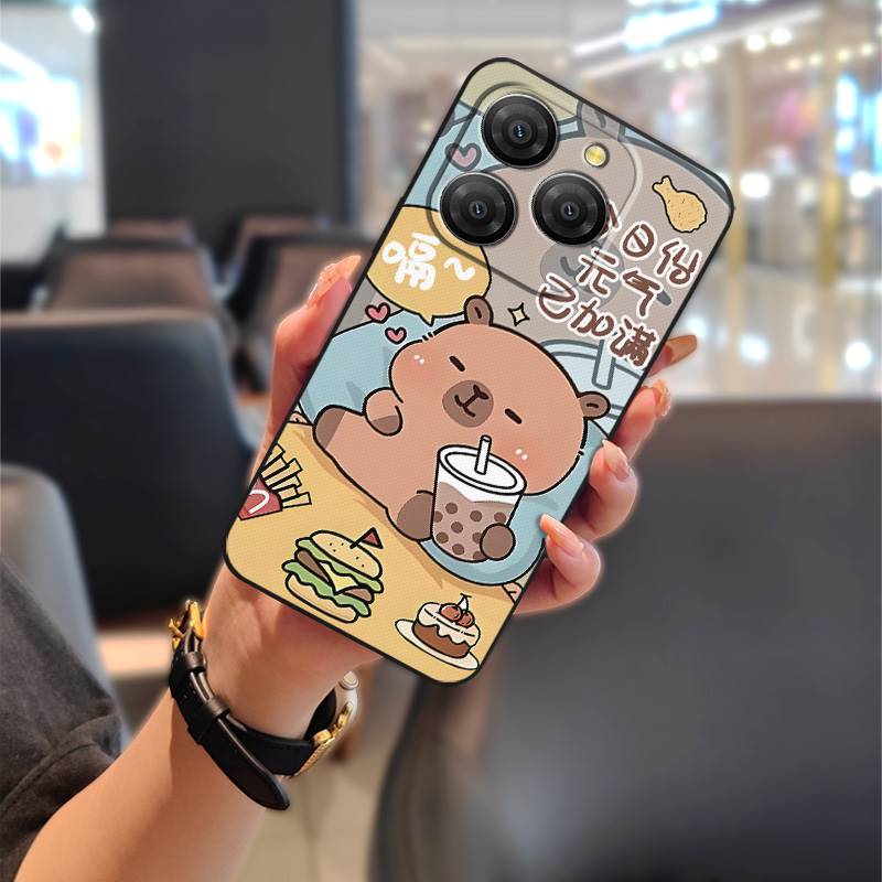 Graffiti Couple Phone Case For Blackview Shark9 5G Anti-dust Protective Cute Fashion Design Full wrap TPU Dirt-resistant