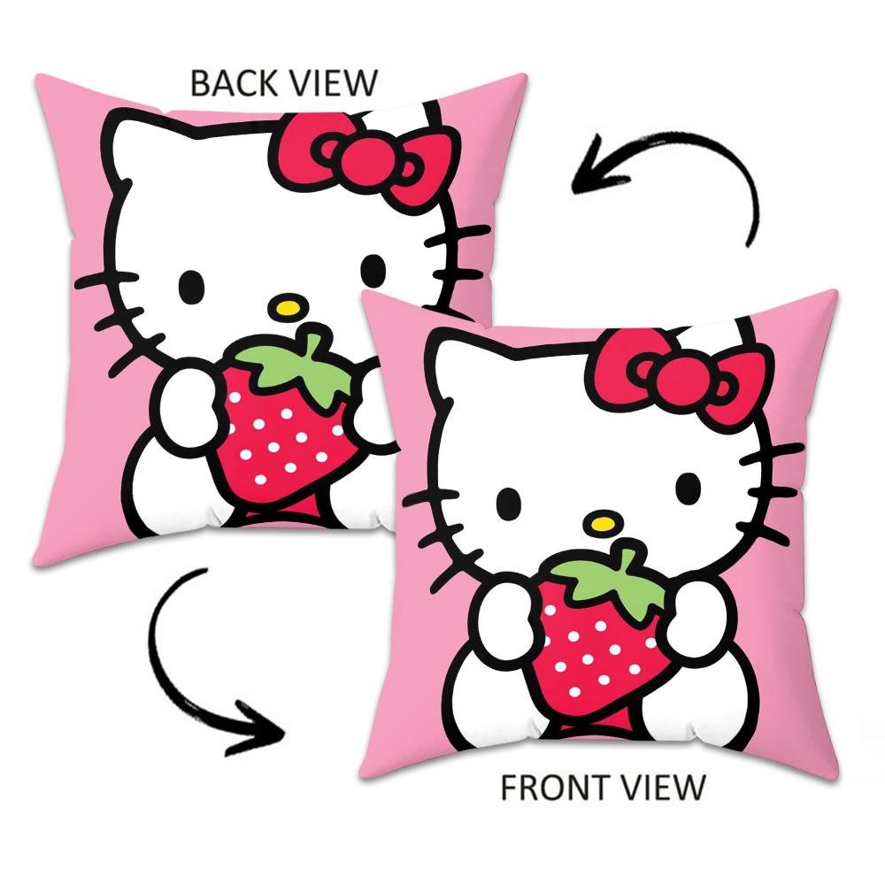 Sanrio Decorative Pillowcase Decor 40X40 Hello Kitty Bedroom Bed Cushion Cover 45X45Cm Home Decoration Accessories Couch Pillows