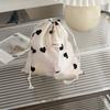 Cute Love Print Drawstring Bags Portable Handbag Storage Bag Coin Purse Travel Storage