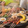 Professional BBQ Grills Brush With Heat Resistant Fabric Scrubber Practical Barbecue Cleaner For Grills Grates
