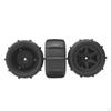 RC Car Rim And Tires, Tires Durable, Easy To Install Desert Wheels for 1/14 1/16