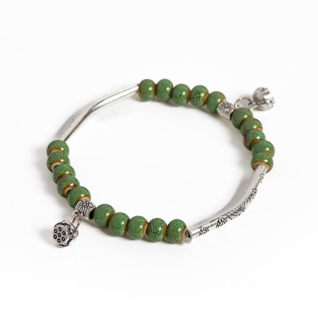 Women's Ceramic hand made DIY Bracelets Artware Retro bracelet for woman girl gift Fashion Jewelery #1555