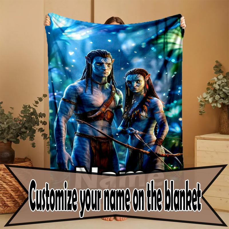Individuelle personalisierte Decke mit Avatar-Druck, Heimdekoration, Schlafzimmer, Sofa, Camping, Couch, Geschenke für Geburtstag Weihnachten