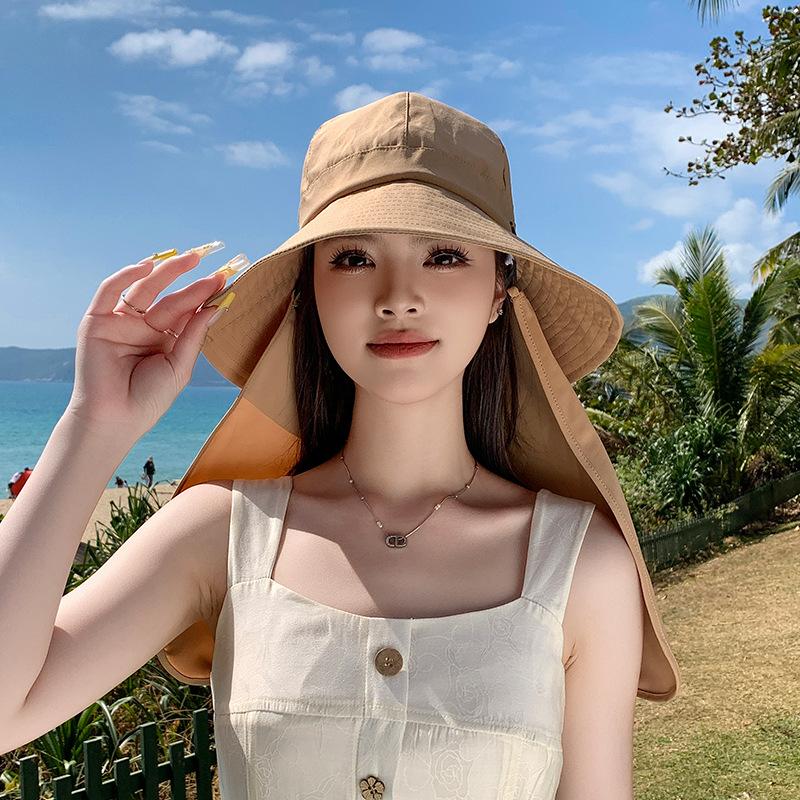 

Летняя шляпа-панама с широкими полями и защитой шеи, шляпа от солнца для большого обхвата головы, шляпа для мужчин и женщин для активного отдыха, альпинизма, рыбалки