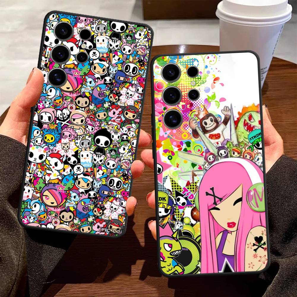 Japan T-Tokidokis Case For Samsung Galaxy Case S25 S23 S22 S21 S30 S20 S10 Ultra Plus FE TPU Soft Cover