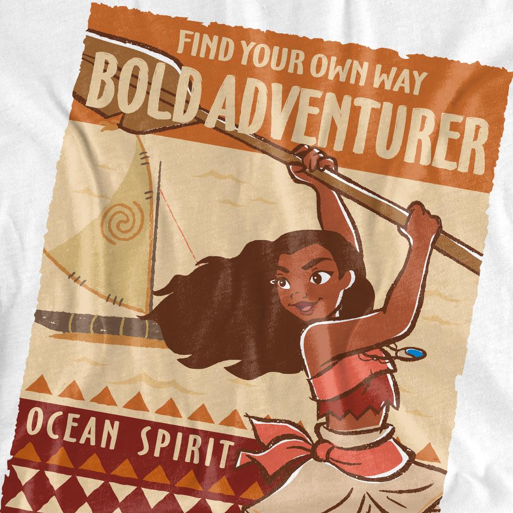 Moana Womens/Ladies Bold Adventurer T-Shirt