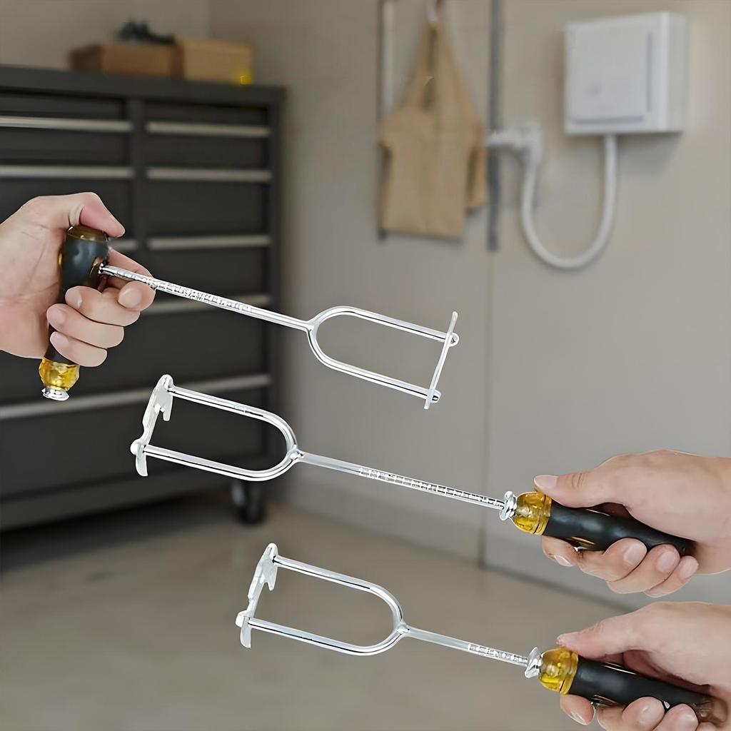 Chiave per Lavabo Multifunzione Strumento di Installazione per Idraulico Con 7 Testine Intercambiabili Chiave per Rubinetto per Spazi Stretti Per la Casa