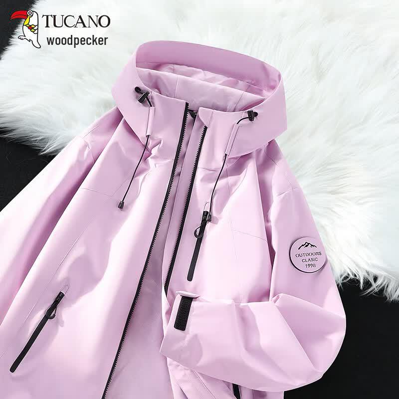 TUCANO Women's Spring/Autumn Hooded Windbreaker Jacket