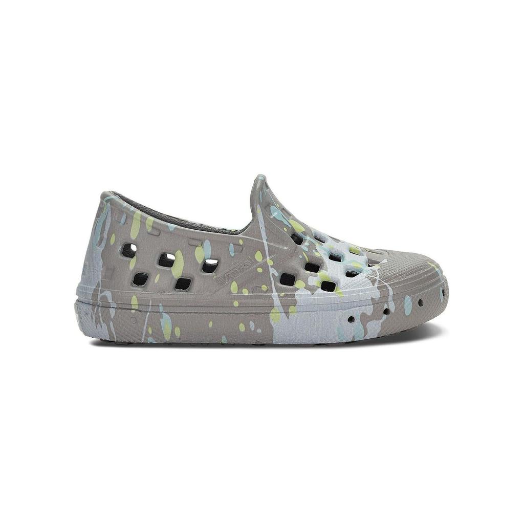 Vans Trek Slip-On Toddler Paint Splatter - Frost Grey Baby Sneakers VN0A4UVHLLL