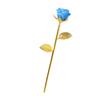 Unique Stone Rose Sculpture Gold Base Rose Adornment Stone Carved Rose Stone Texture Carving Ornament for Gifting